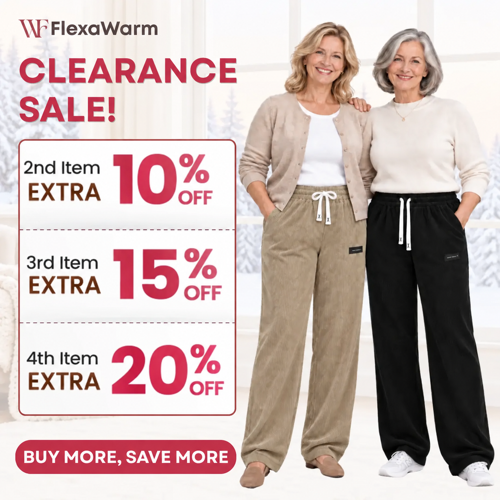 FlexaWarm - Cozy Stretch High-Waisted Corduroy Pants for Seniors