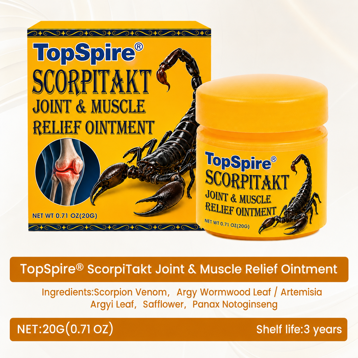TopSpire® ScorpiTakt Joint & Muscle Relief Ointment