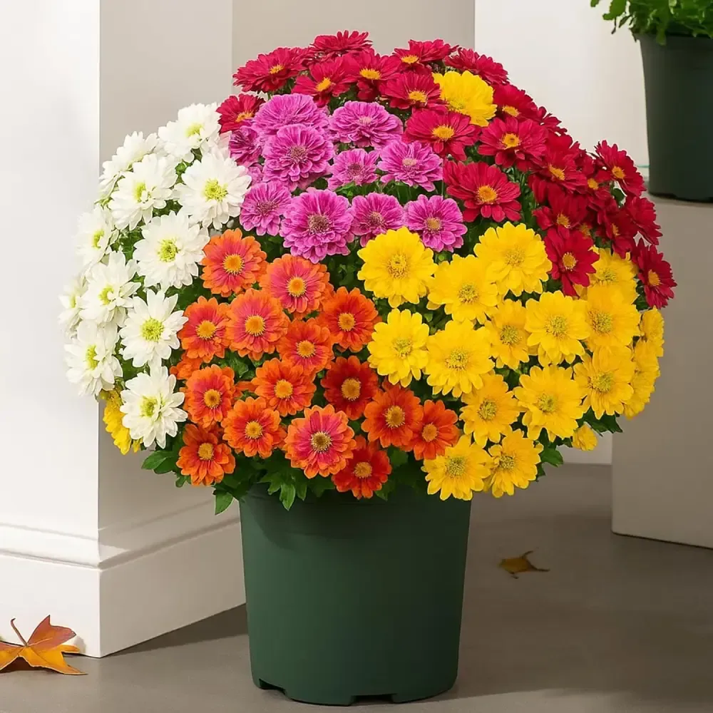 🔥 Limited Stock 49% OFF 🔥 - Artificial Outdoor Mums Flowers - UV resistant, Waterproof, Windproof🌼