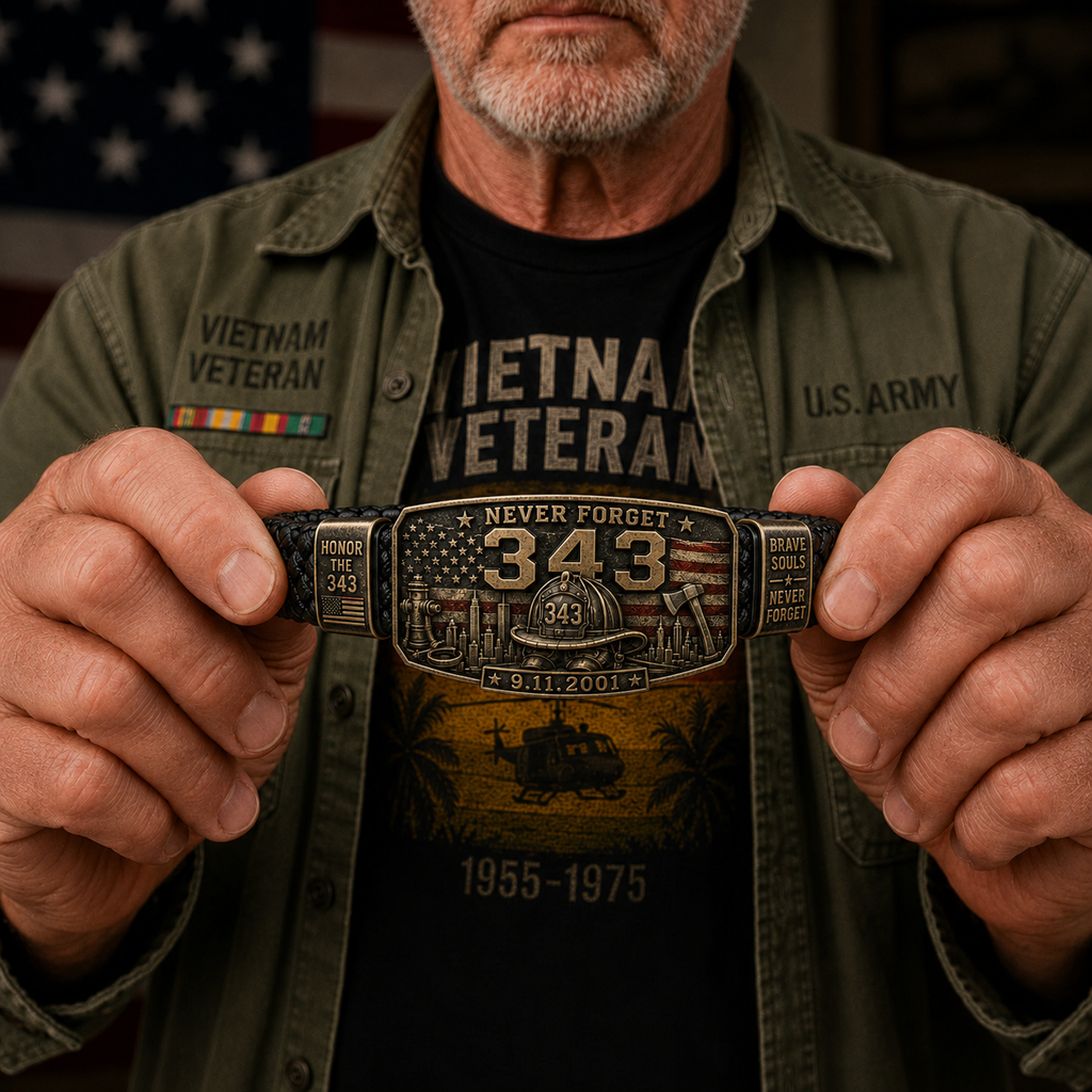🔥 343 Firefighter Honor Bracelet – Made by Retired Firefighter