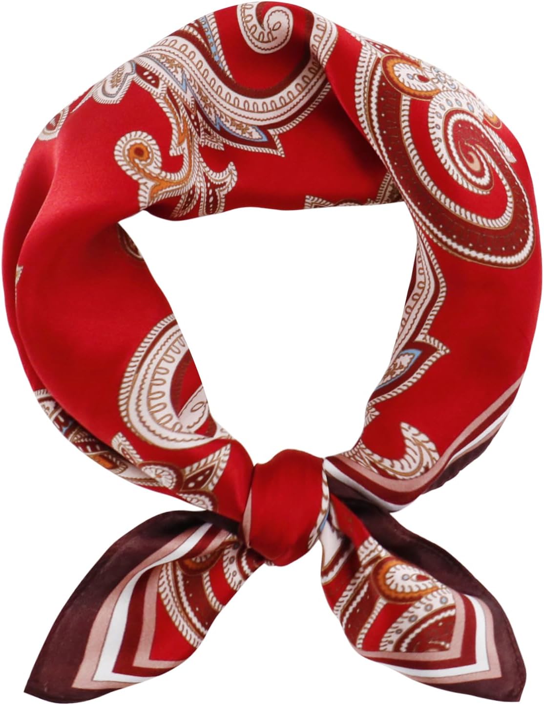 Ciormis 100% Mulberry Silk Scarf-Women's 21''/27''Square Silk Hair Head Scarf Neckerchief with Gift Packaged