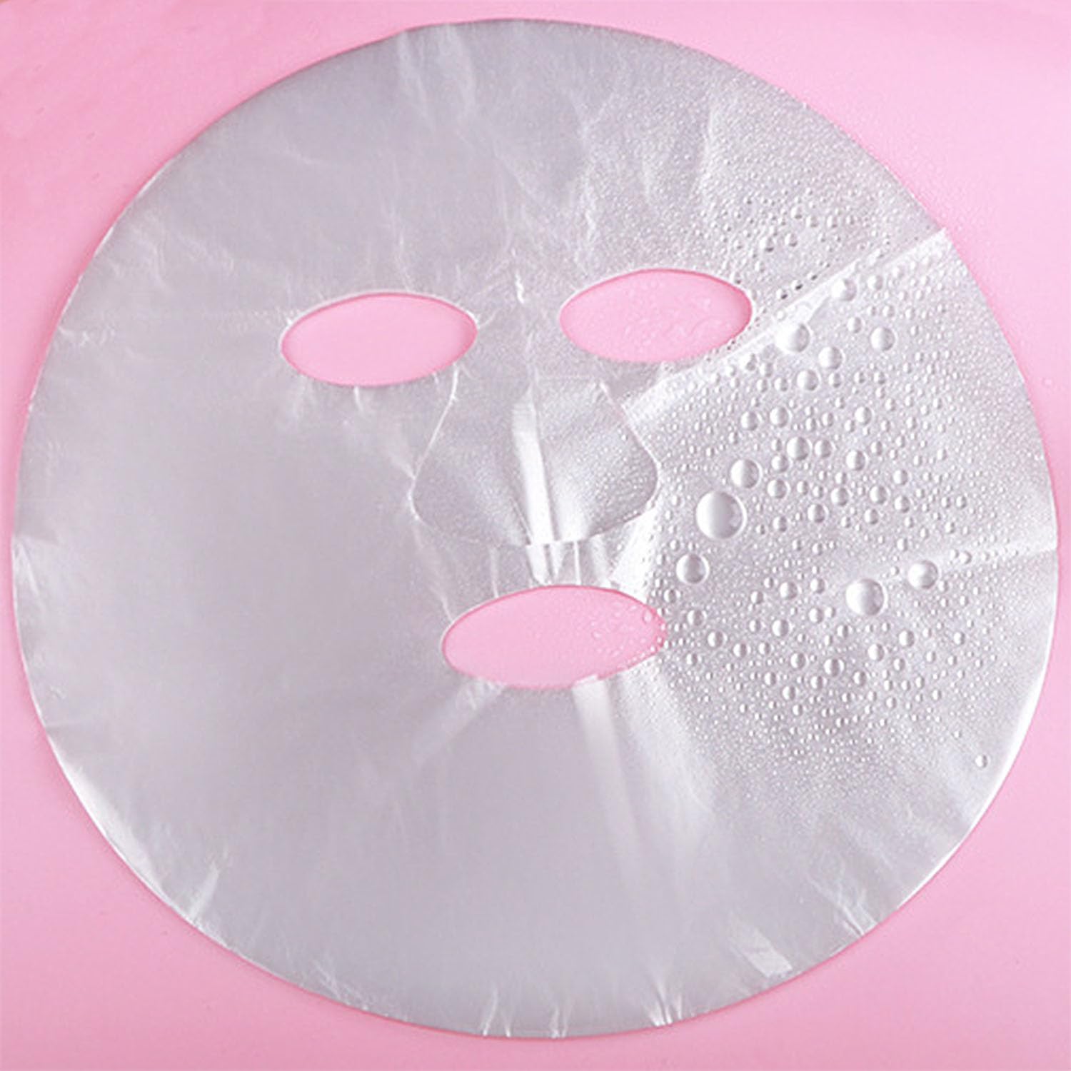 400-Pack Disposable Face Mask Sheets DIY Transparent Plastic Facial Wrap for Enhanced Skincare & At-Home Spa Skincare Preservative DIY Clear Spa Facial Sheet Mask Thin Plastic Wrap Moisture Retention