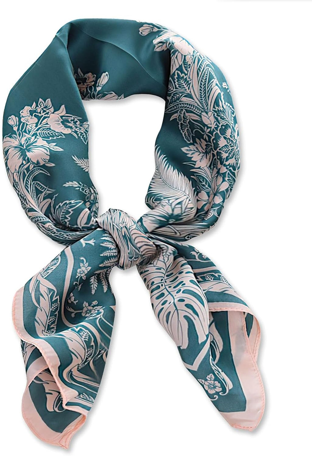 Ciormis 100% Mulberry Silk Scarf-Women's 21''/27''Square Silk Hair Head Scarf Neckerchief with Gift Packaged