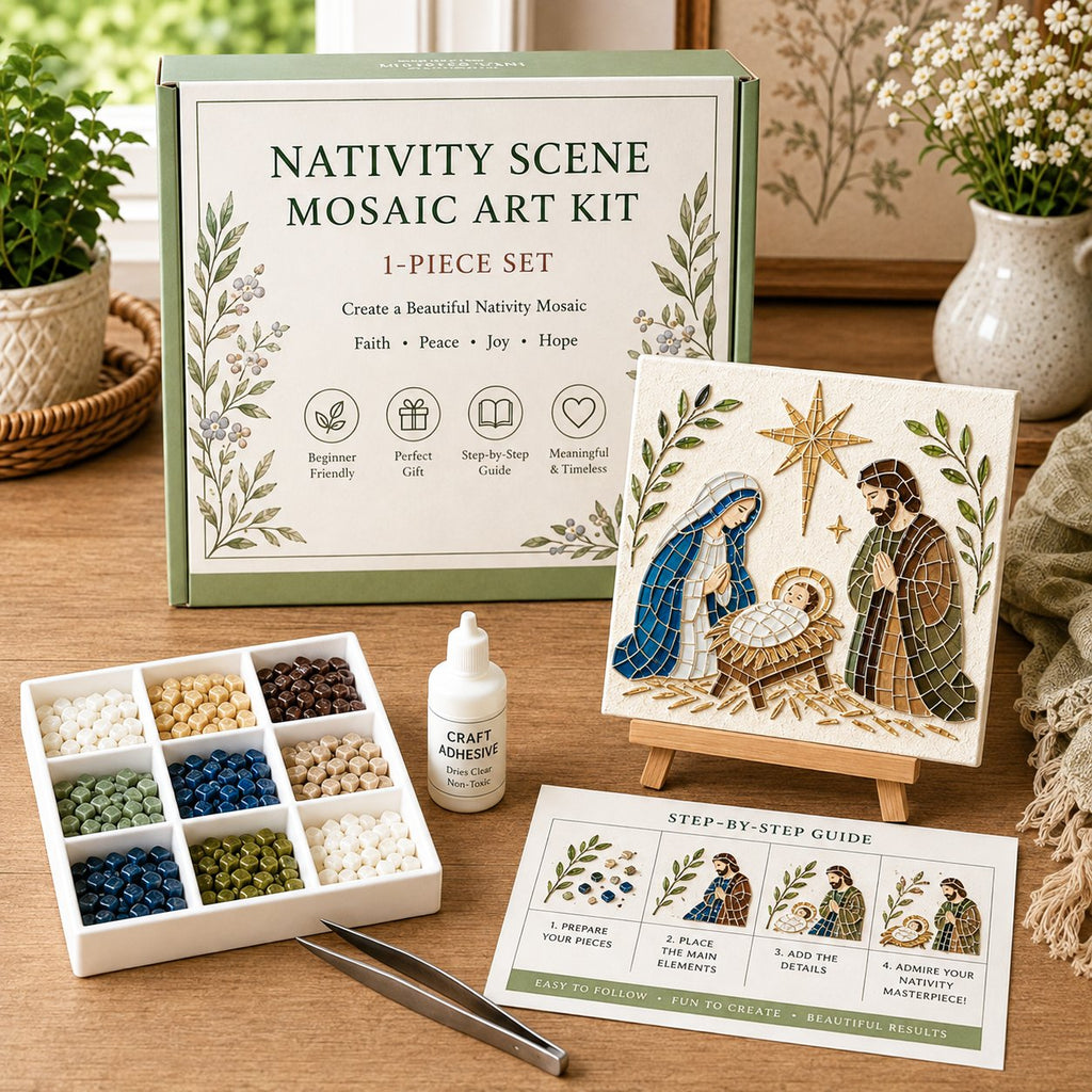 Nativity Sea Glass Art Kit