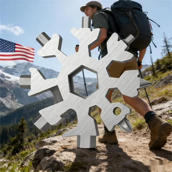 🎁Last Day 49% OFF -❄️18-in-1 Snowflake-shaped Multi-Function Screwdriver and Wrench