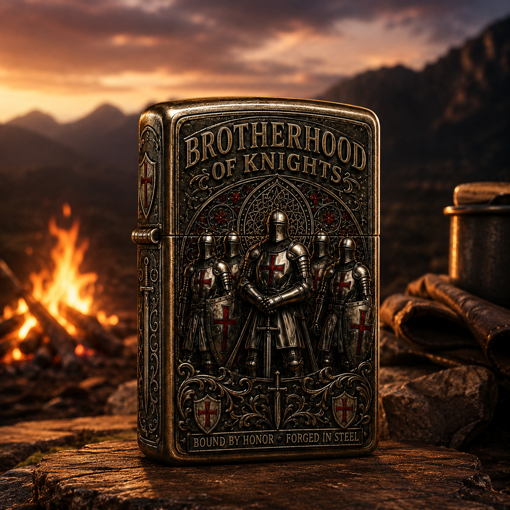 ⚔️ Brotherhood Of Knights Vintage Lighter | 2026 Limited Edition