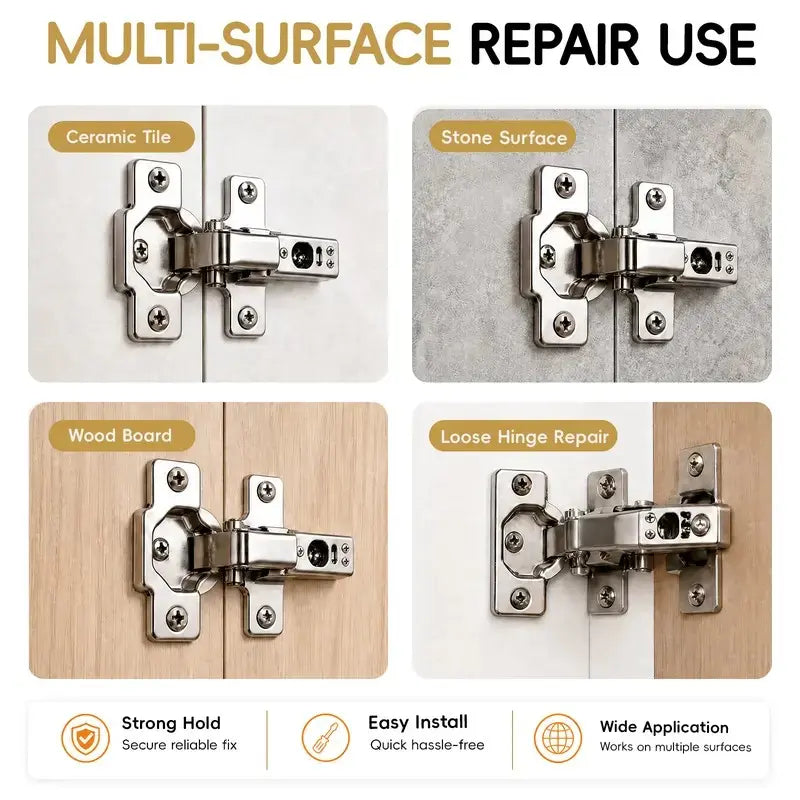 🔩 6×14mm Short Expansion Screw Set for Cabinet Hinge Repair & Stripped Thread Restoration