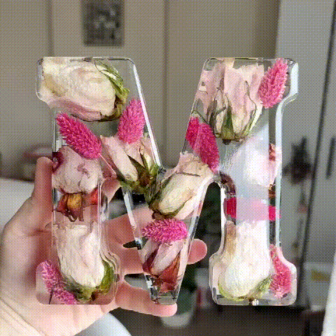Flowers Resin Night Light
