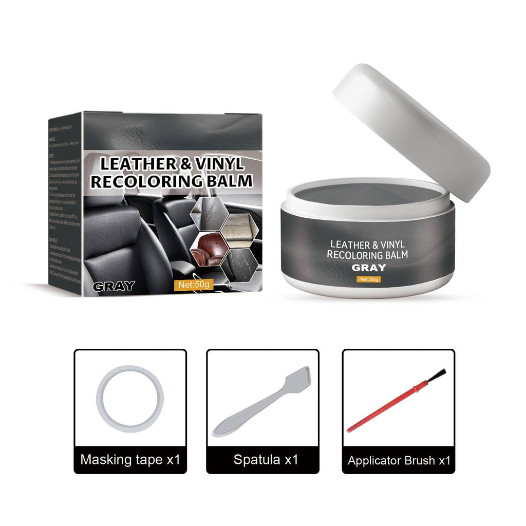 🔥Leather & Vinyl Recoloring Balm Kit – Restore Faded Seats, Sofas & Shoes
