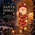 ⏳ Last Day 49% OFF – 🎄Christmas Magic Spiral™ Hanging LED Light Collection