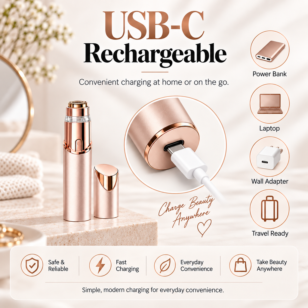 Upgraded 2-in-1 Brow & Body Hair Trimmer
