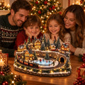 🚞🎄Last day to save 49% –✨ Animated Holiday Train & Ice Rink Scene