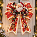 🎀🎄 Christmas Magic Bow Door Hangers – Oversized Light-Up Holiday Bows in 6 Festive Styles