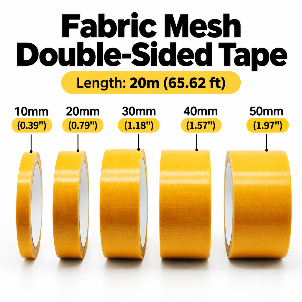 🔥 Heavy-Duty Double-Sided Grid Tape – Strong Hold, Easy Tear & Clean Removal