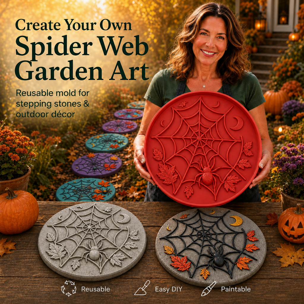 Halloween Garden Stepping Stone Mold