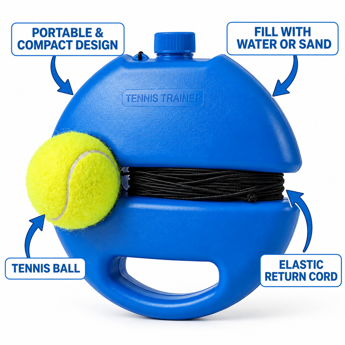 Wukelr Tennis Trainer for Solo Practice