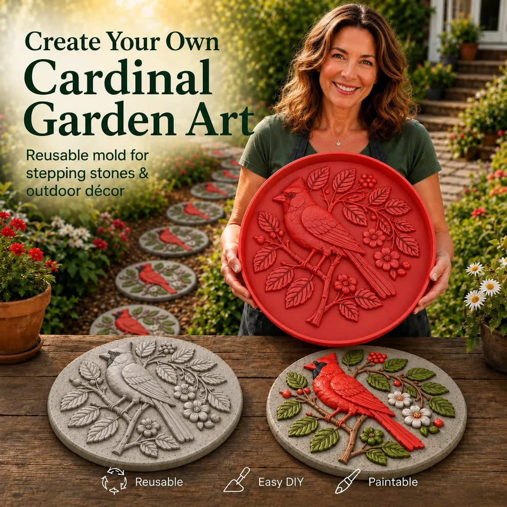 Garden Art Stepping Stone Mold💥