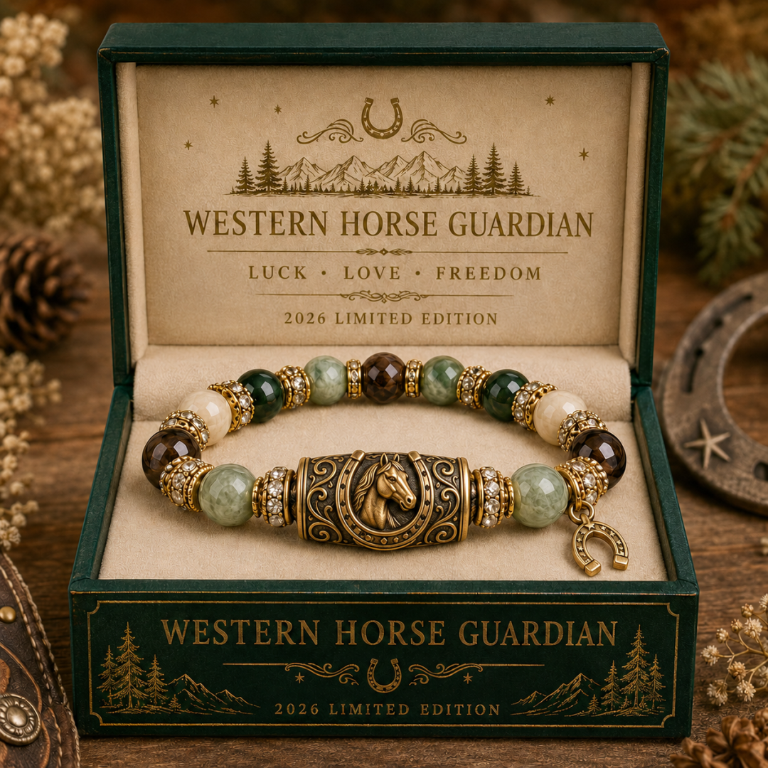 Western Horse Guardian Crystal Bracelet👍