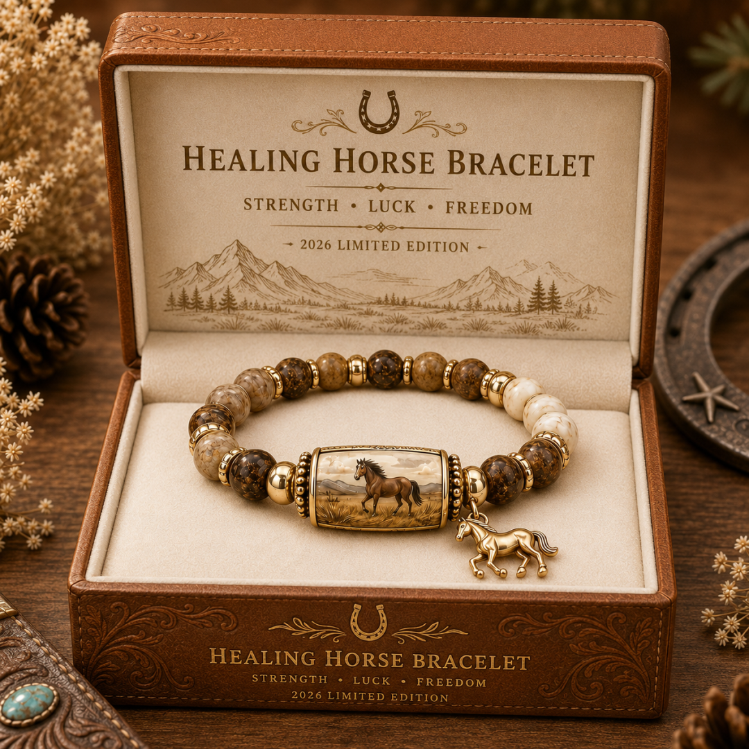 Western Horse Guardian Crystal Bracelet👍