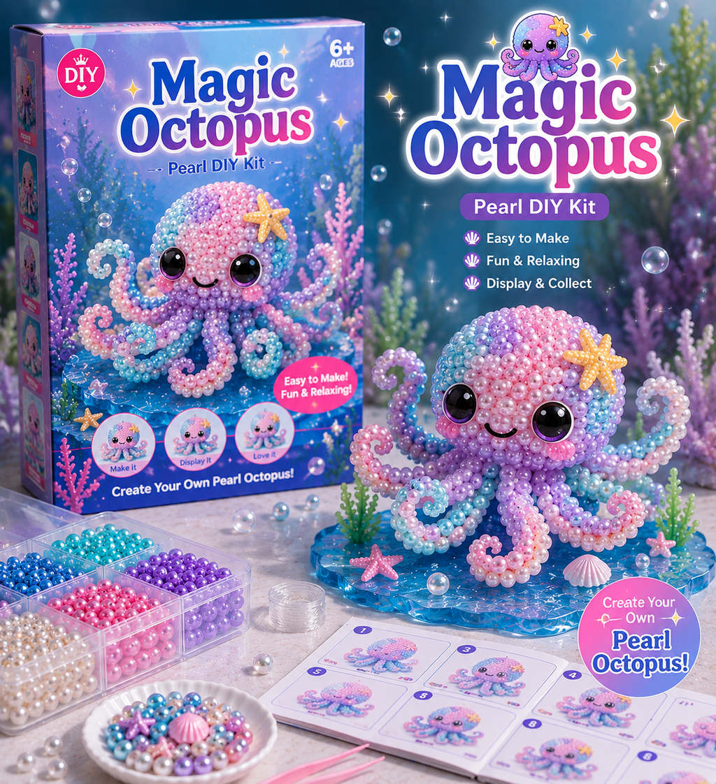 12 Magical Ocean Friends DIY Kit – Create Your Own Adorable Sea Creatures!
