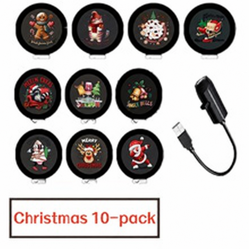 Plug & Play Christmas Projector – 6 or 10 Festive Scenes Fill Your Room With Christmas Magic 🎄✨