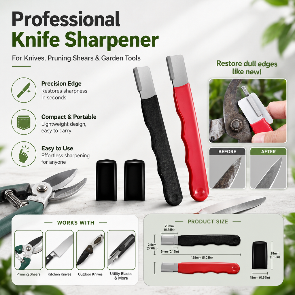 🔪 3-in-1 Knife Sharpener – Restore Blades Fast
