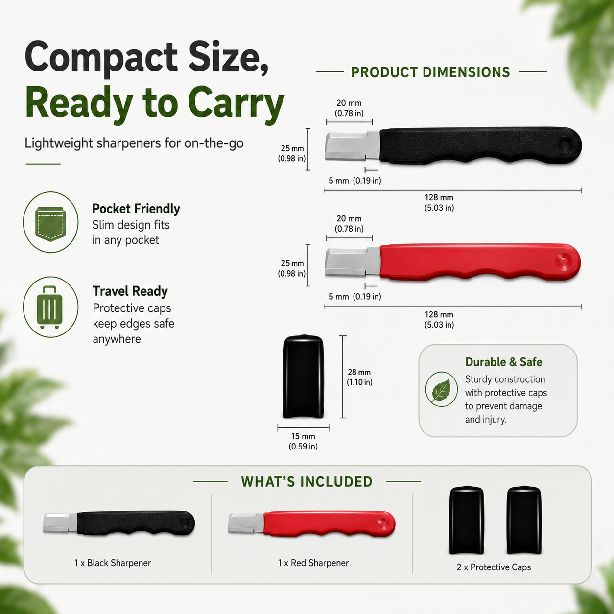 🔪 3-in-1 Knife Sharpener – Restore Blades Fast
