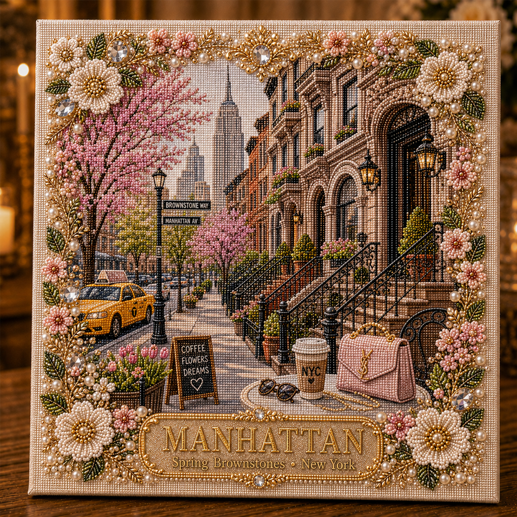 Dream Destinations Pearl Art DIY Kit – Create Your Own Sparkling Escape
