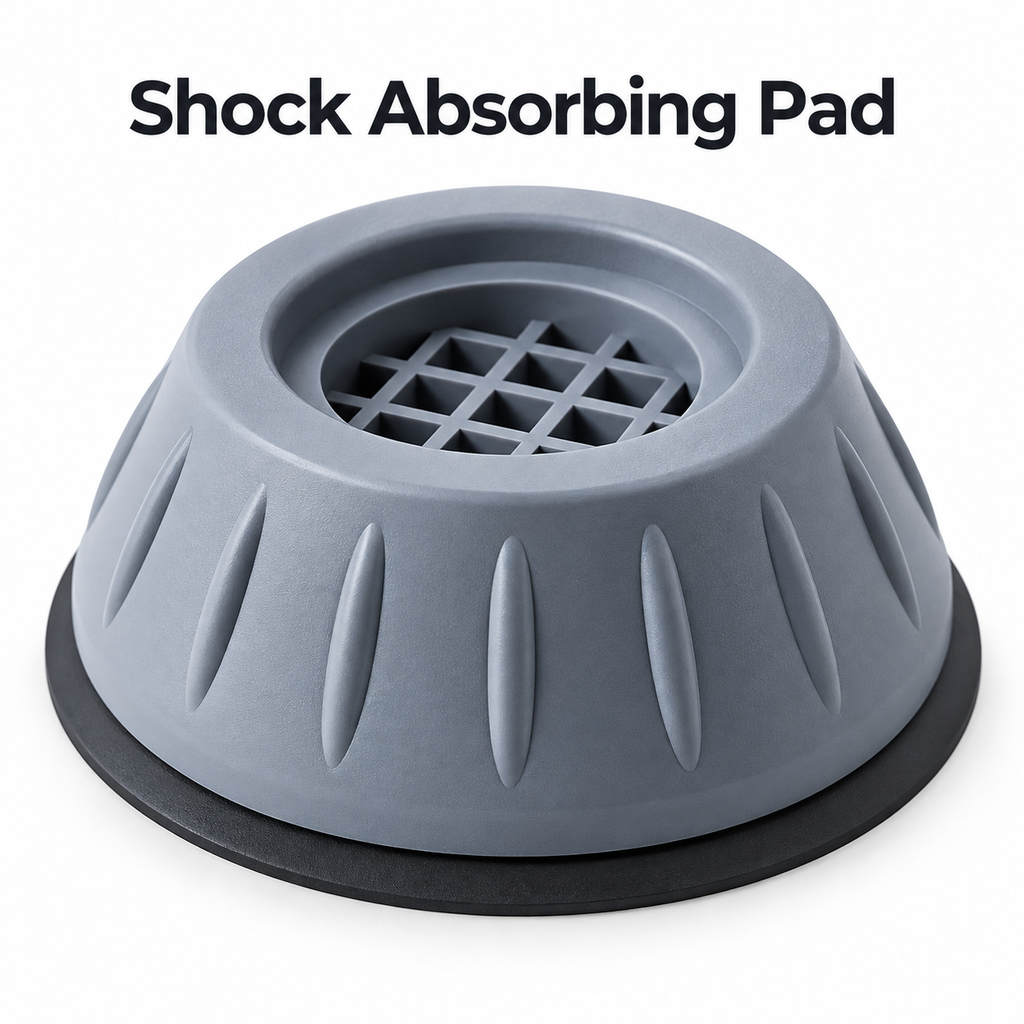 🔇 4PCS Anti-Vibration Washing Machine Feet Pads – Non-Slip Shock Absorbing Appliance Support Pads
