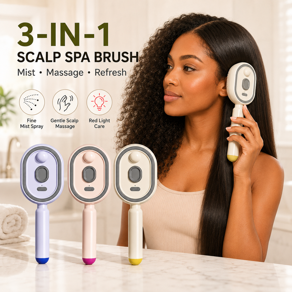 Steam Mist Straightening Comb – Easy Salon-Like Hair