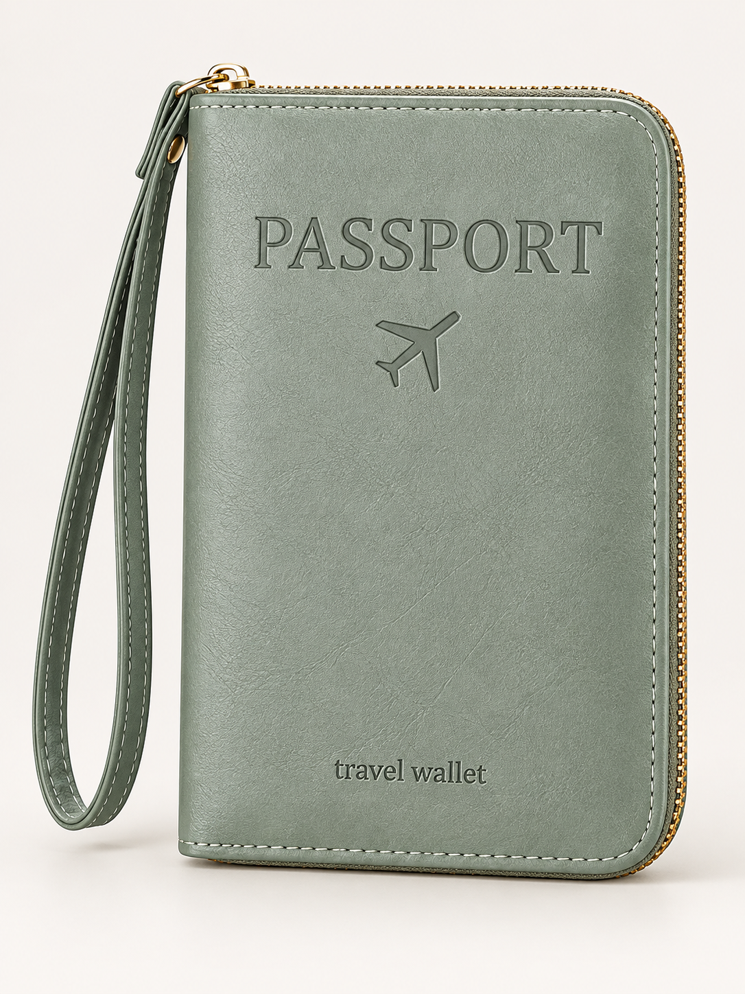 ✈️RFID Blocking Passport Holder Travel Wallet, Holds Multiple Passports & Documents with Wrist Strap