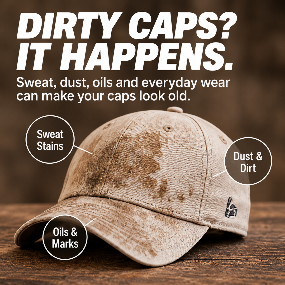 No-Rinse Baseball Cap Foam Cleaner