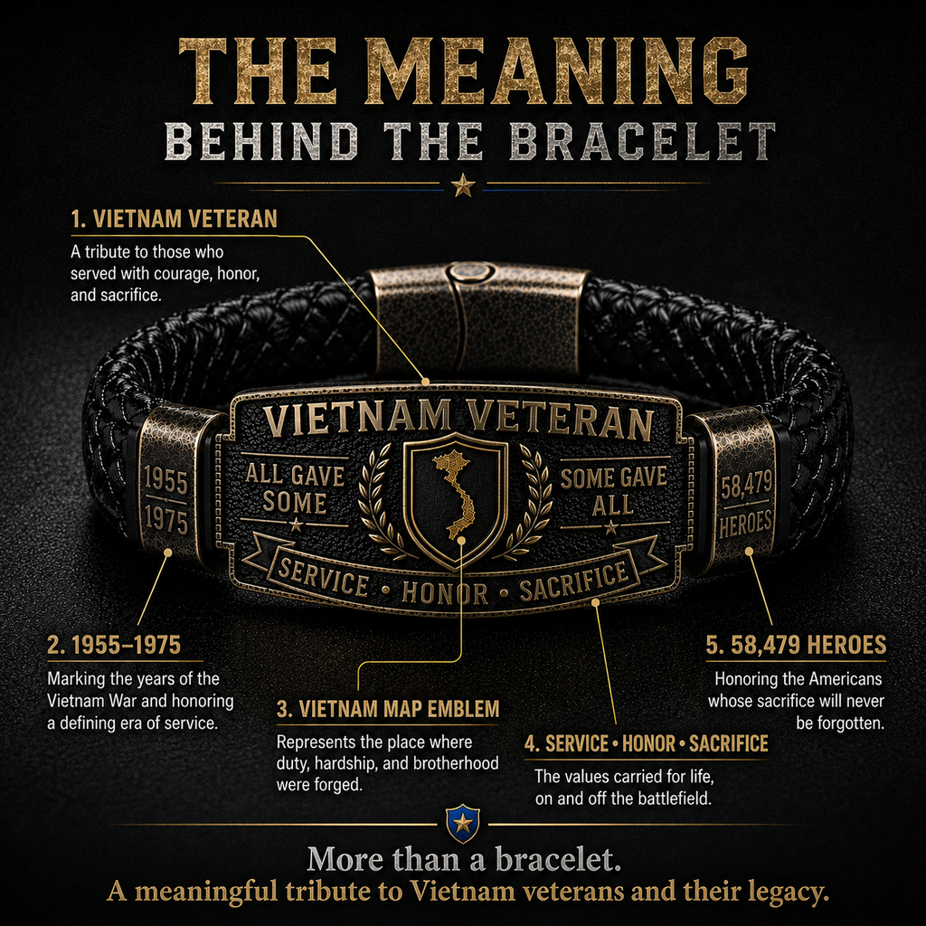 Vietnam Veteran Honor Bracelet
