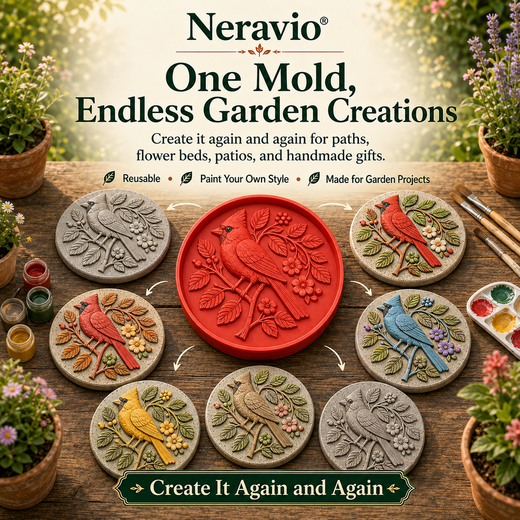Garden Art Stepping Stone Mold💥