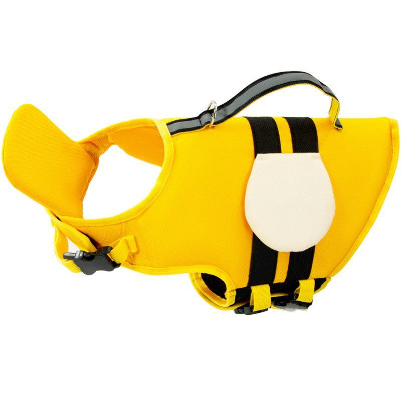 Dinosaur Dog Swim Float Vest with Chin Support & Rescue Handle!!!