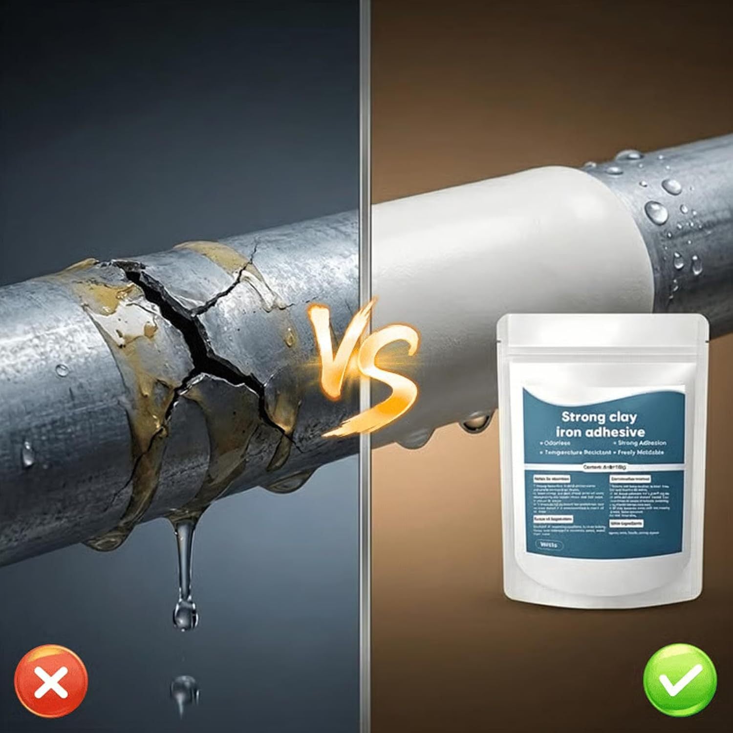 Waterproof Heat-Resistant Epoxy Putty Repair Kit