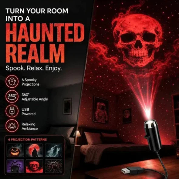 Plug & Play Christmas Projector – 6 or 10 Festive Scenes Fill Your Room With Christmas Magic 🎄✨