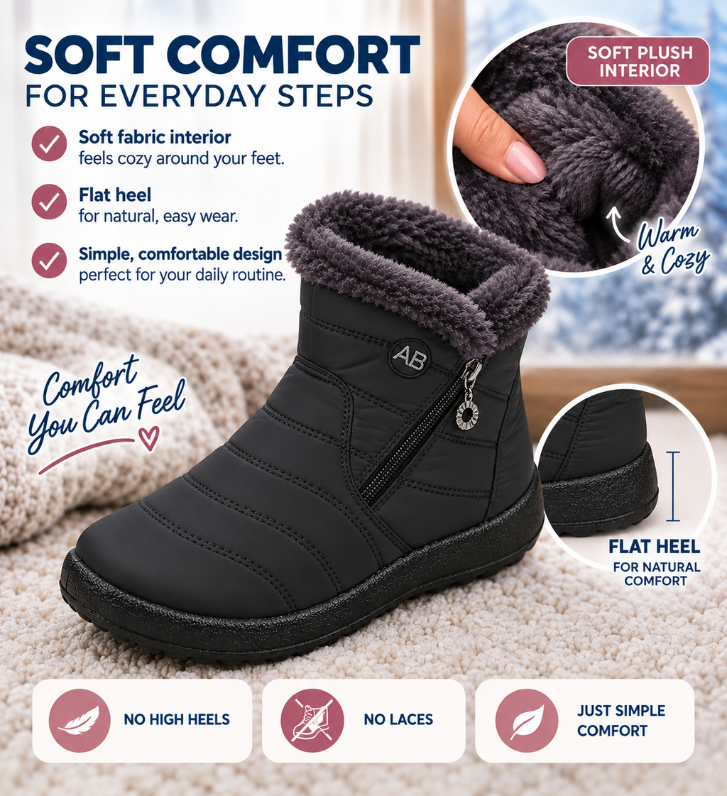 🌎Clearance Sale Only $19.99🔥Women’s Winter Boots – Warm, Anti-Slip & Soft Comfort