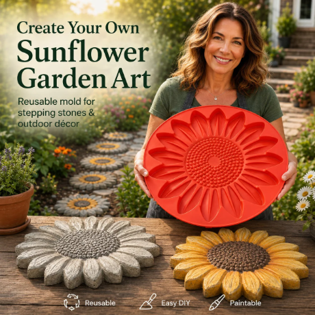 Garden Art Stepping Stone Mold💥