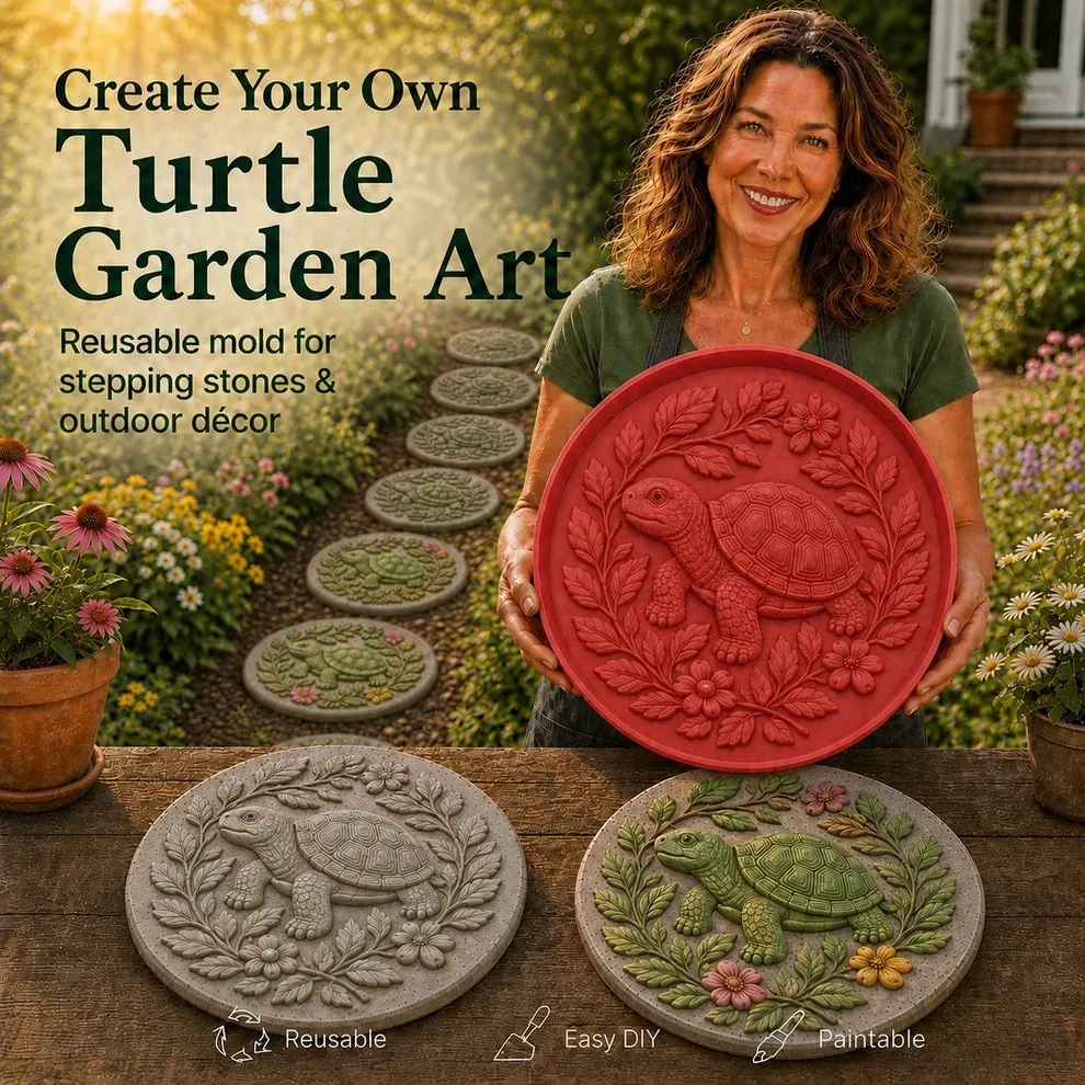 Garden Art Stepping Stone Mold💥