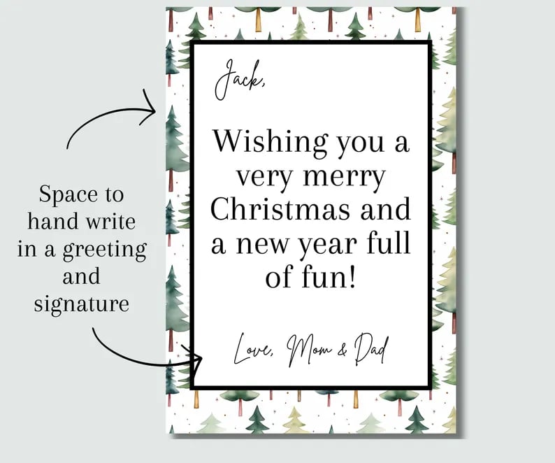 🎄📚Christmas Gift Card Book - 🎁Surprises On Every Page📚Hardcover & Durability Line