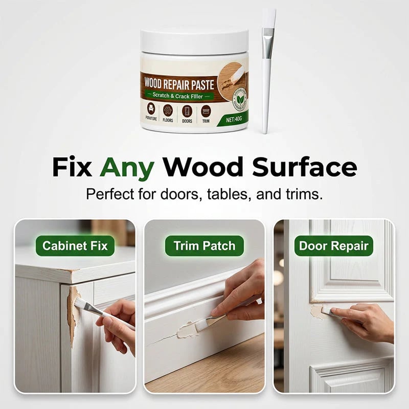 Wood Repair Paste for Furniture and Floor