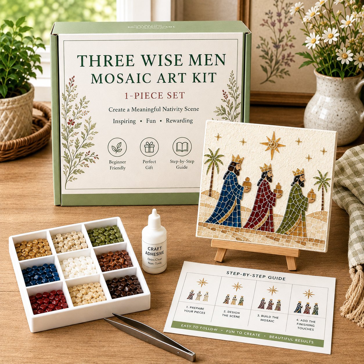 Nativity Sea Glass Art Kit