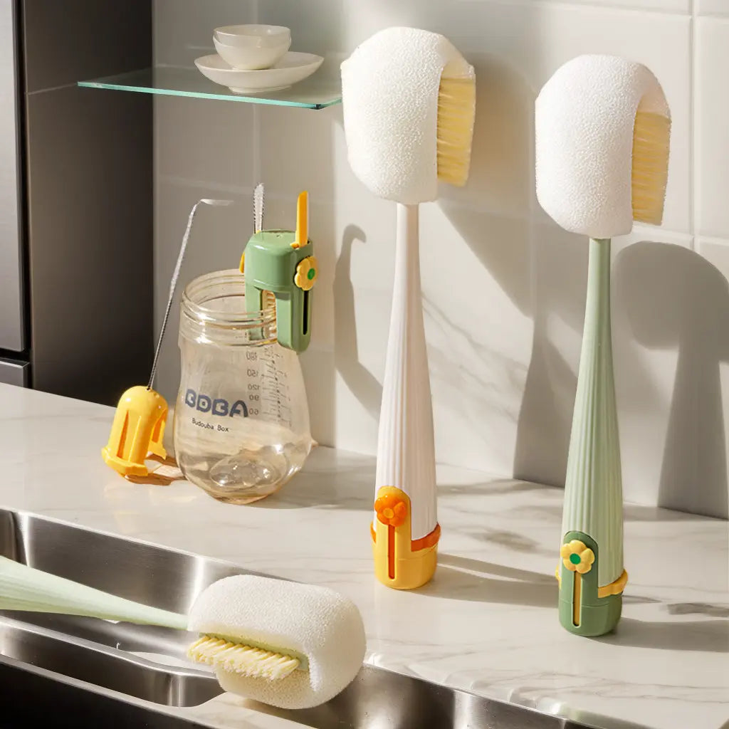 5-in-1 Multifunctional Bottle Brush for Kitchen Cleaning
