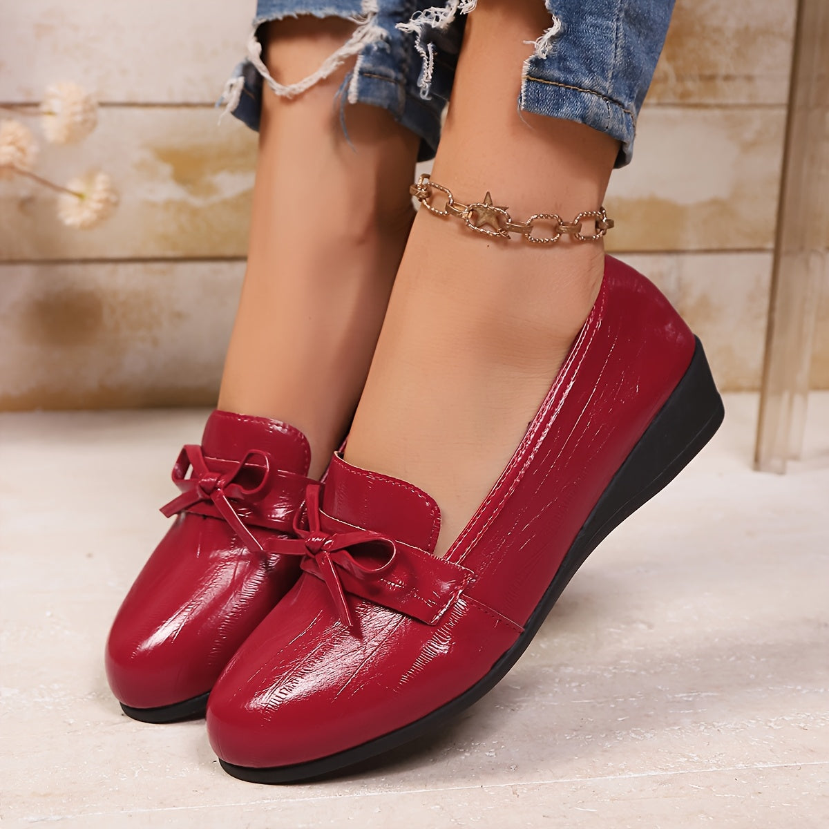Last Day Sale 60% - Women's orthopedic loafers, comfortable leather material