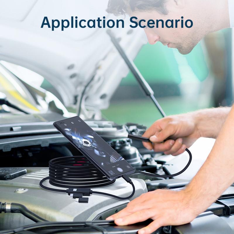 16.4FT HD Endoscope Camera – Find Hidden Problems in Pipes, Cars & Tight Spaces