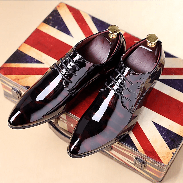 🐦Early Bird Offer🎁--30% OFF🎉Mens Stylish Comfortable Non Slip Leather Oxfords Dress Shoes