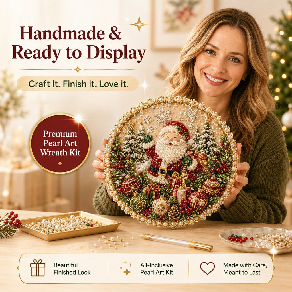 Four Seasons & Holiday Pearl Art Hanging Wreath Kit