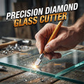 🔥Professional Diamond Glass Cutter with Alloy Handle Roller Wheel