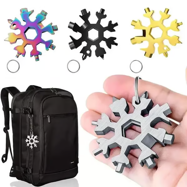 🎁Last Day 49% OFF -❄️18-in-1 Snowflake-shaped Multi-Function Screwdriver and Wrench